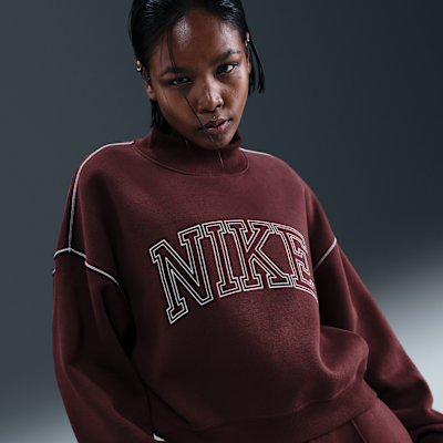 Nike Sportswear Phoenix Fleece Women's Mock-Neck Sweatshirt. Nike UK